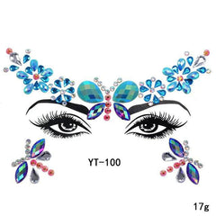 Fancy Festival Jewel Face and Body Decals - Ra The Boutique