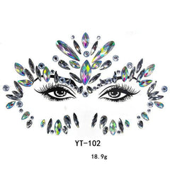 Fancy Festival Jewel Face and Body Decals - Ra The Boutique