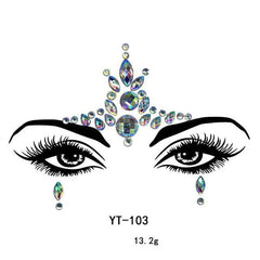 Fancy Festival Jewel Face and Body Decals - Ra The Boutique
