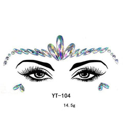 Fancy Festival Jewel Face and Body Decals - Ra The Boutique