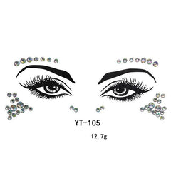 Fancy Festival Jewel Face and Body Decals - Ra The Boutique
