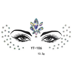 Fancy Festival Jewel Face and Body Decals - Ra The Boutique