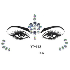 Fancy Festival Jewel Face and Body Decals - Ra The Boutique