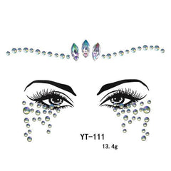Fancy Festival Jewel Face and Body Decals - Ra The Boutique