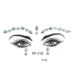 Fancy Festival Jewel Face and Body Decals - Ra The Boutique