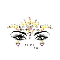 Fancy Festival Jewel Face and Body Decals - Ra The Boutique