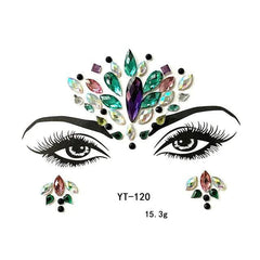 Fancy Festival Jewel Face and Body Decals - Ra The Boutique