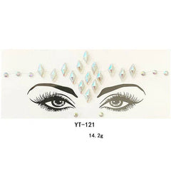 Fancy Festival Jewel Face and Body Decals - Ra The Boutique