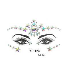 Fancy Festival Jewel Face and Body Decals - Ra The Boutique