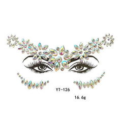 Fancy Festival Jewel Face and Body Decals - Ra The Boutique