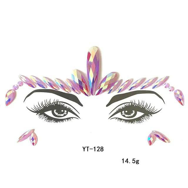 Fancy Festival Jewel Face and Body Decals - Ra The Boutique