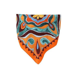 Flowy Printed Drawstring Wide Leg Pants and Bandana Style Bandeau Top - Ra The Boutique