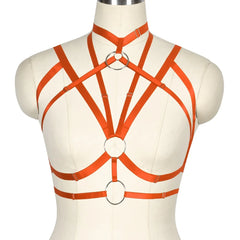 Always Strapped Festival Bra Harness Top – Adjustable Metal Hardware Harness for Bold Looks