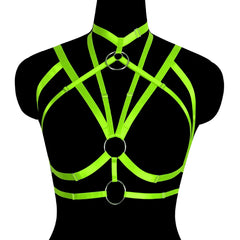 Always Strapped Festival Bra Harness Top – Adjustable Metal Hardware Harness for Bold Looks