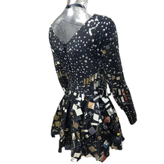 Mirror Shine Sequin Festival Mini Dress – Sparkling Party Outfit - Ra The Boutique -  - #tag1# - #tag2#