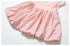 Movement Balance Bubble Skirt Romper Mini Dress - ready for review logo ready - Ra The Boutique - 