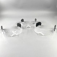 Neon Light Up LED Clear Wrap Around Rave Sunglasses - Ra The Boutique
