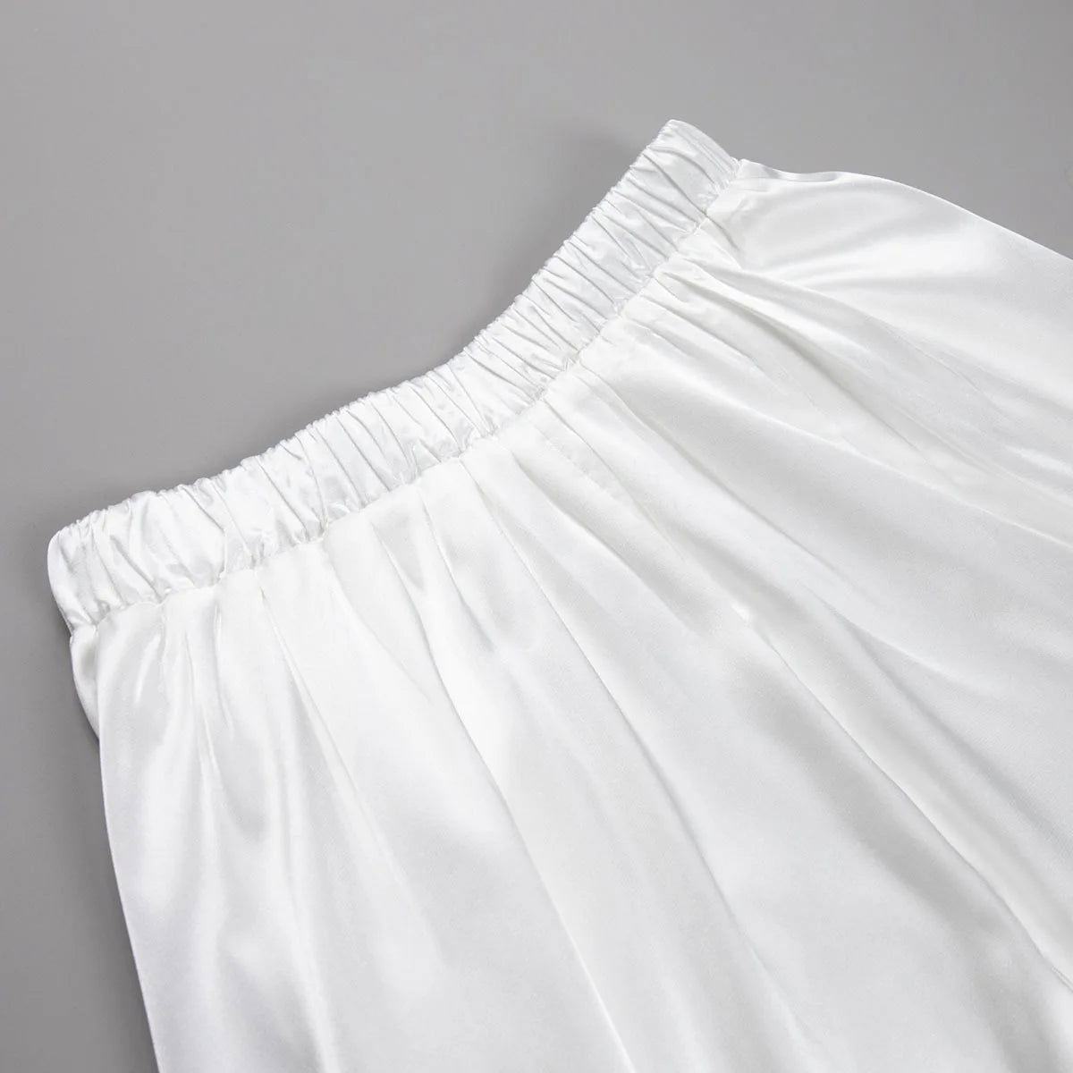 Satin Silky Midi Skirt - Ra The Boutique