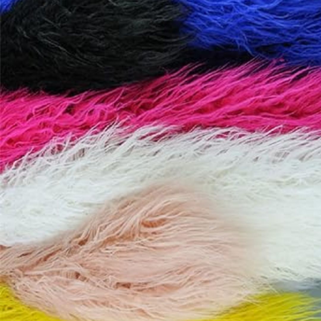 Shaggy Vegan Mongolian Fur Festival Coat - Ra The Boutique