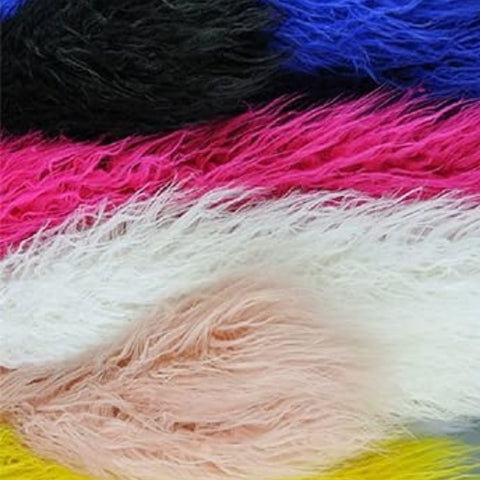 Shaggy Vegan Mongolian Fur Festival Coat - Ra The Boutique