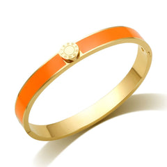 Stainless Steel and Enamel Bracelet and Ring Set - Ra The Boutique