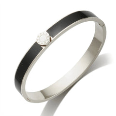 Stainless Steel and Enamel Bracelet and Ring Set - Ra The Boutique