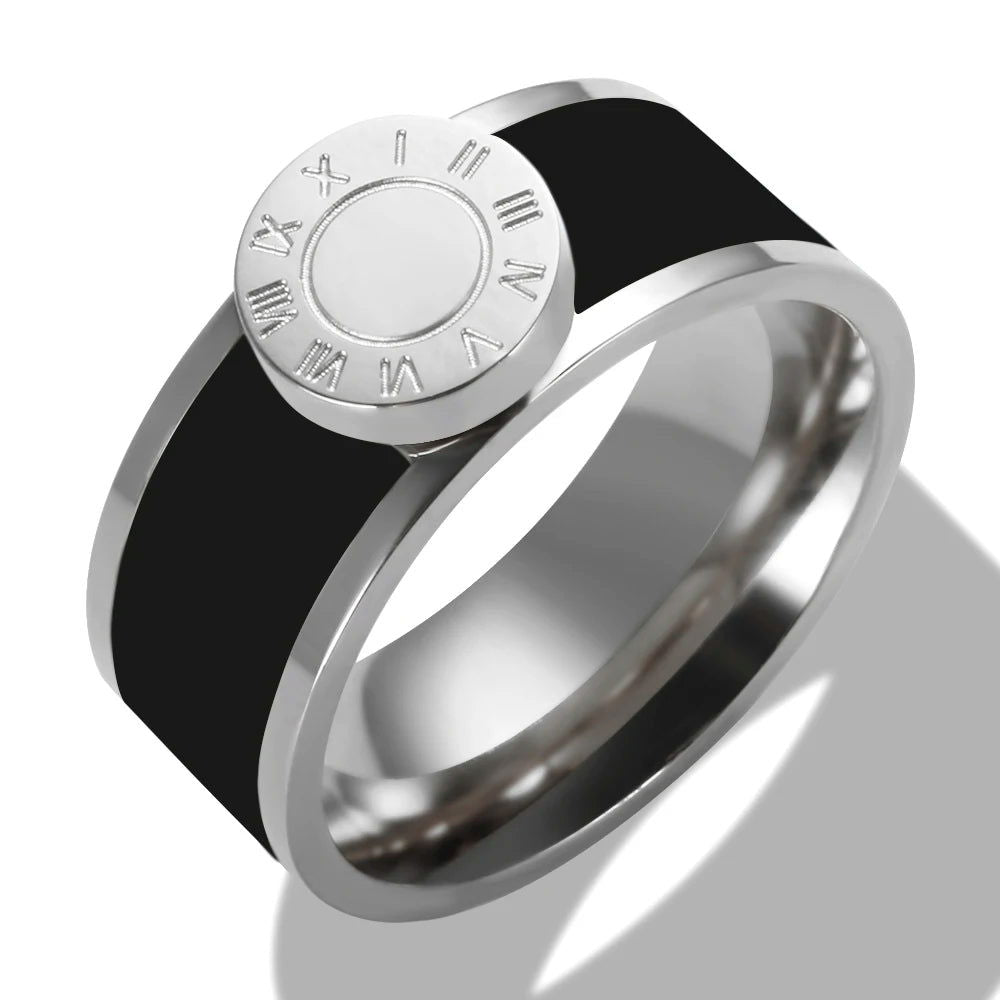 Stainless Steel and Enamel Bracelet and Ring Set - Ra The Boutique
