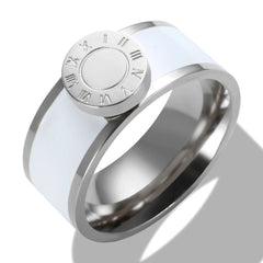 Stainless Steel and Enamel Bracelet and Ring Set - Ra The Boutique