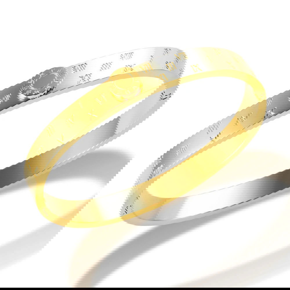 Stainless Steel and Enamel Bracelet and Ring Set - Ra The Boutique