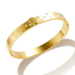 Stainless Steel and Enamel Bracelet and Ring Set - Ra The Boutique