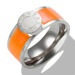 Stainless Steel and Enamel Bracelet and Ring Set - Ra The Boutique