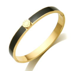 Stainless Steel and Enamel Bracelet and Ring Set - Ra The Boutique