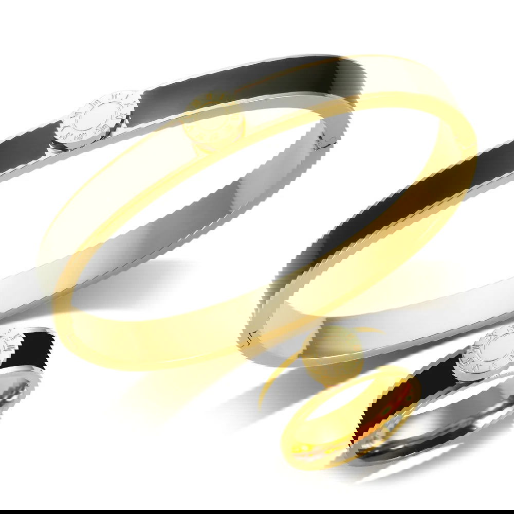 Stainless Steel and Enamel Bracelet and Ring Set - Ra The Boutique