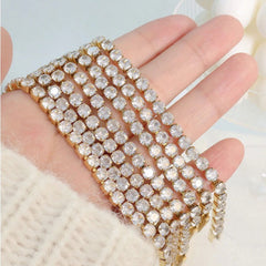 Tennis Bracelet – Minimalist Design with Cubic Zirconia Sparkle - Ra The Boutique - 