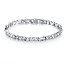 Tennis Bracelet – Minimalist Design with Cubic Zirconia Sparkle - Ra The Boutique - 