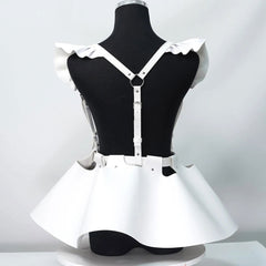 Vegan Leather Harness Skirt - Ra The Boutique