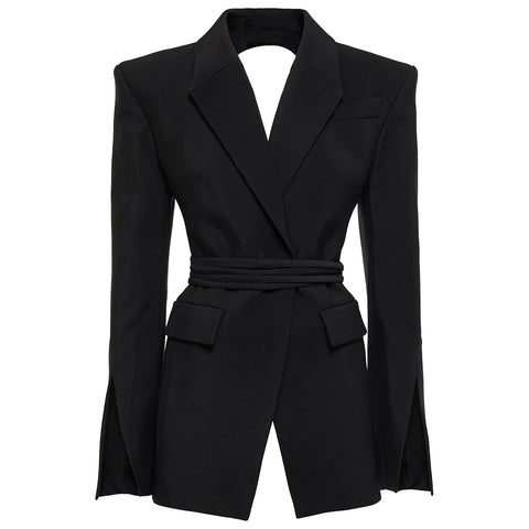 Women's Blazer Suits Jacket Women Coats Fashion 2023 New In Collection Eam Winter Clothes  Chic And Elegant Traf Backless Suit - Ra The Boutique - 