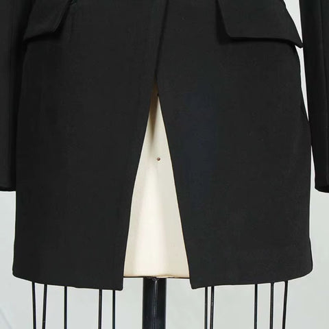Women's Blazer Suits Jacket Women Coats Fashion 2023 New In Collection Eam Winter Clothes  Chic And Elegant Traf Backless Suit - Ra The Boutique - 